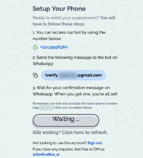 วิธีสนทนากับ ChatGPT ใน WhatsApp - How to chat with ChatGPT on Whatsapp Registering God in a box BOT on Whatsapp How to chat with ChatGPT on Whatsapp - Registering God in a box BOT on Whatsapp.